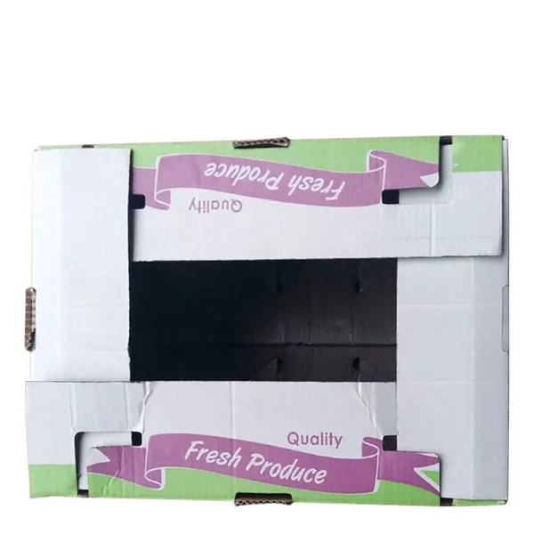 Food Grade Waxed Portable Corrugated Box Custom Shape Waterproof Corrugated Box photo-2