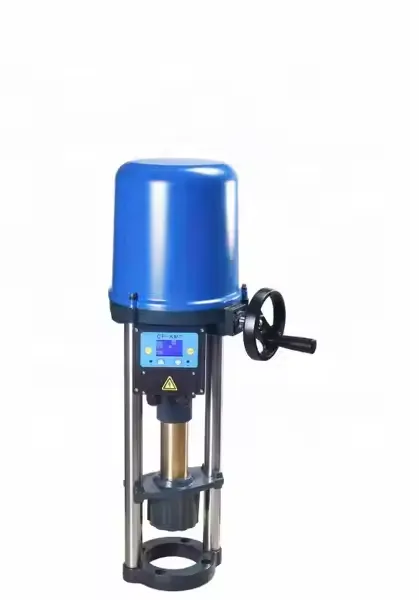 PN16 Cast Steel Stainless Steel Pneumatic/Electric Flange Regulating Valve Flow Pressure Globe Control Valve photo-3