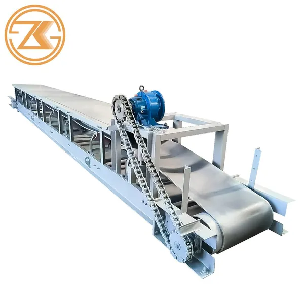 QD80 Light PVC Belt Conveyor Mobile Liftable Portable Grain Logistics Loading & Unloading Equipment