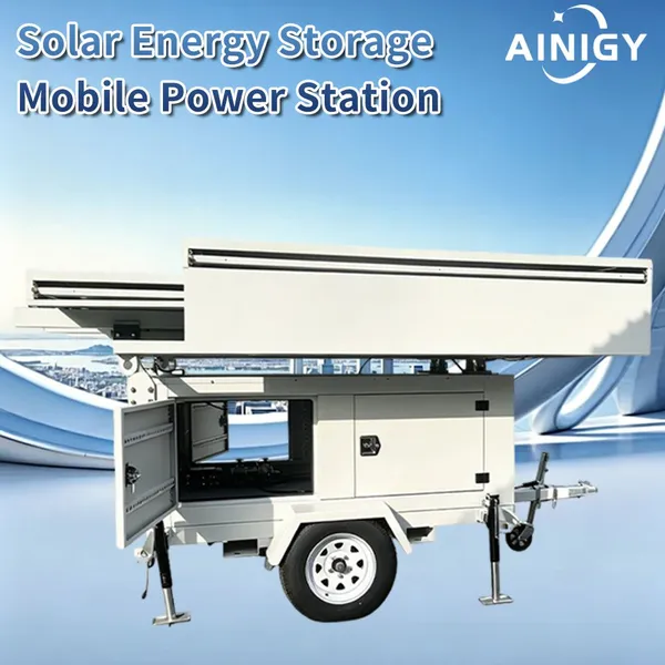 Trailer-Mounted Solar Energy Storage Container Mobile Light Tower photo-2