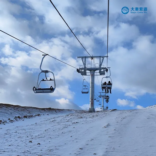 Daqin Passenger Fixed Grip Chairlift Cableway - Wholesale Ski Resort Ropeway System With Safe Gondola Lift Design-Cable Car Cableway photo-3