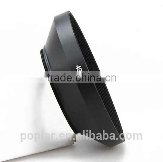 Wide Angle 49mm Metal Lens Hood Cover for Canon Nikon 49mm Filter / Lens photo-2