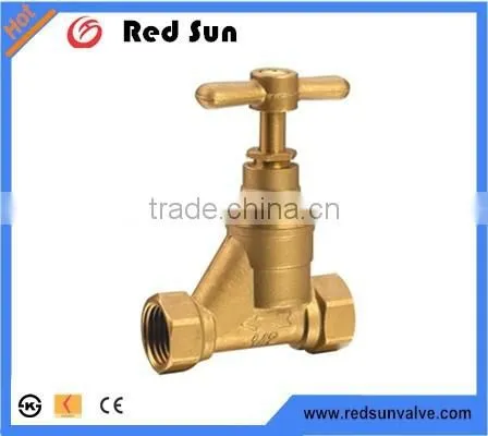 HR4030 Manufacture Brass Water Stop Bibcock Stop Valve