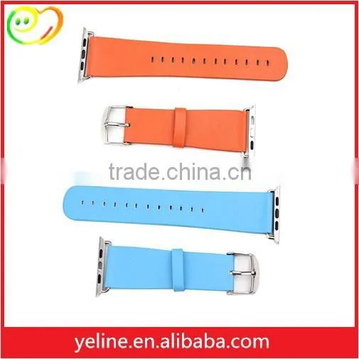 Shen Zhen Factory Supply Colorful Luxury Leather Bands for Apple Watch photo-4