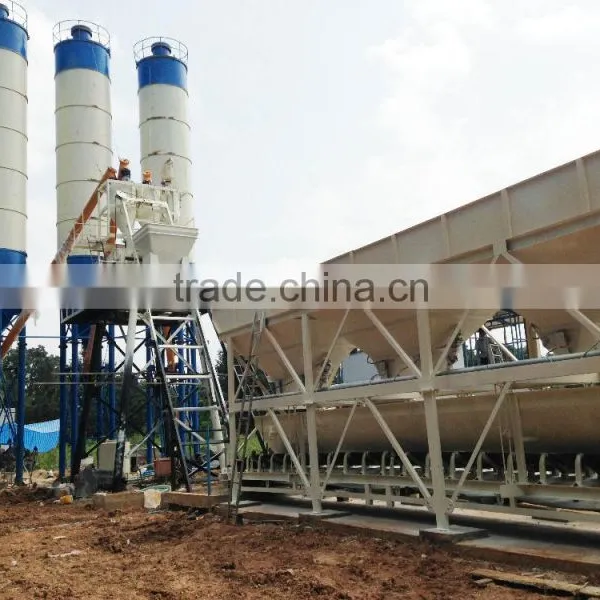 Plant Cement Concrete Batching Plant HZS50 Skip Hoist Concrete Batch Plant in Malaysia photo-4