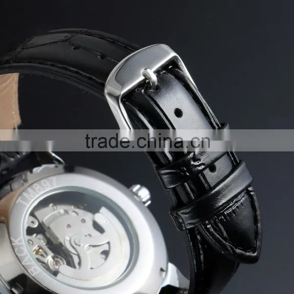 2016 Mens Luxury Men Skeleton Mechanical Hand Watch Brand Watches ZB004 photo-6