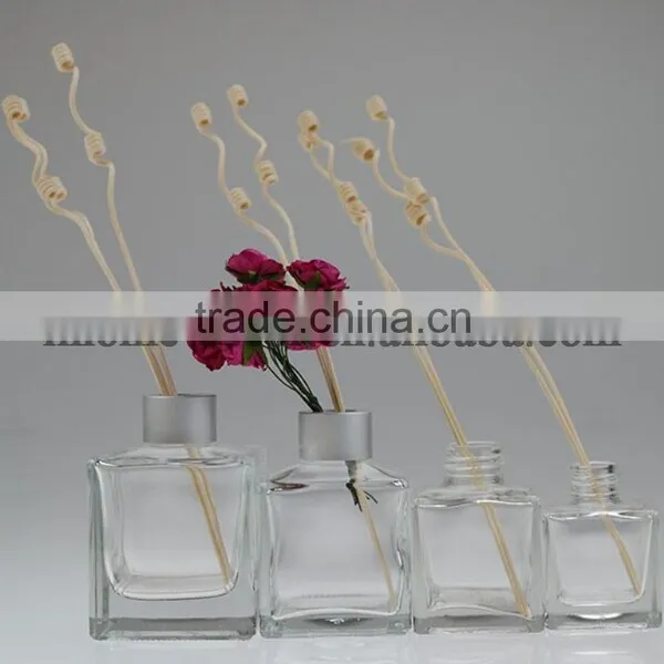 Shenzhen Lihome Supply Square Shape 50ml,100ml,150ml,200ml Reed Diffuser Bottle