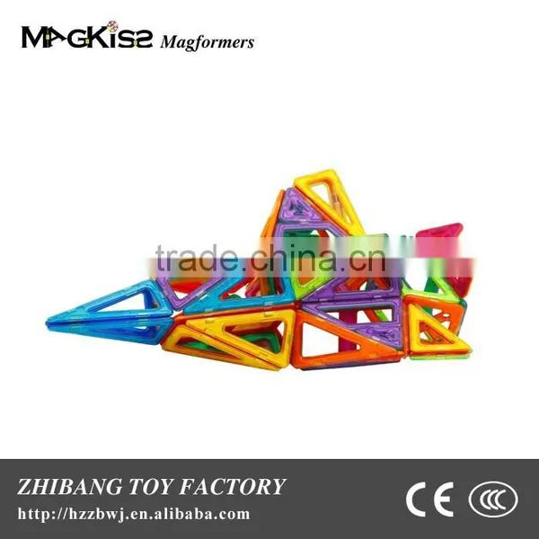 Super Magformer Compatible Triangles Building Magnetic Toy photo-3