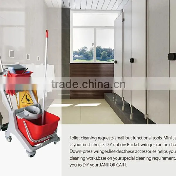 Standard Configuration Toilet Cleaning Bucket Trolley photo-2