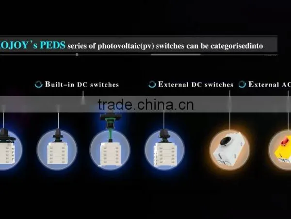DC Isolator Switch Internal Built in PV Solar 1500V 2-12pole Single Hole Mounting photo-6