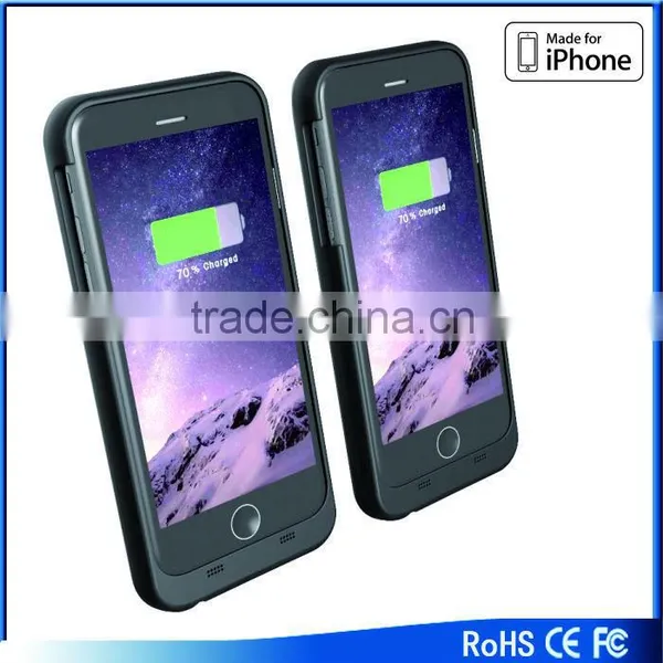 for IPhone 6s Plus Power Case Charger Backup External Protective Battery Charger Case With Flip Cover for Apple IPhone 6 Plus photo-3