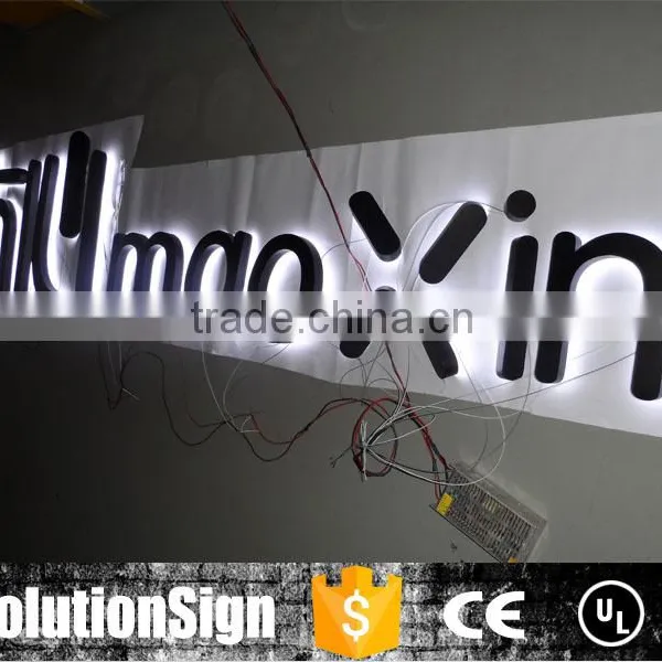 OEM Led Illuminated Wall Decorate Acrylic Led Light Signs Letter photo-5