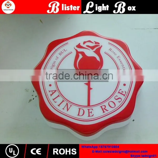 Custom Design Logo Plastic Advertising Beer Light Box Signs photo-3