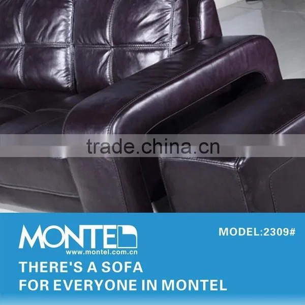 Leather Sofa With Foot Stool photo-3