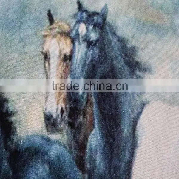 New Fashion Horse Design Printing Cotton Knit Fabric for t Shirt Clothing photo-4