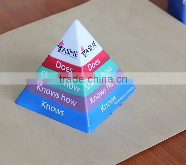 Gift pu Foam Pyramid Stress Toy Ball