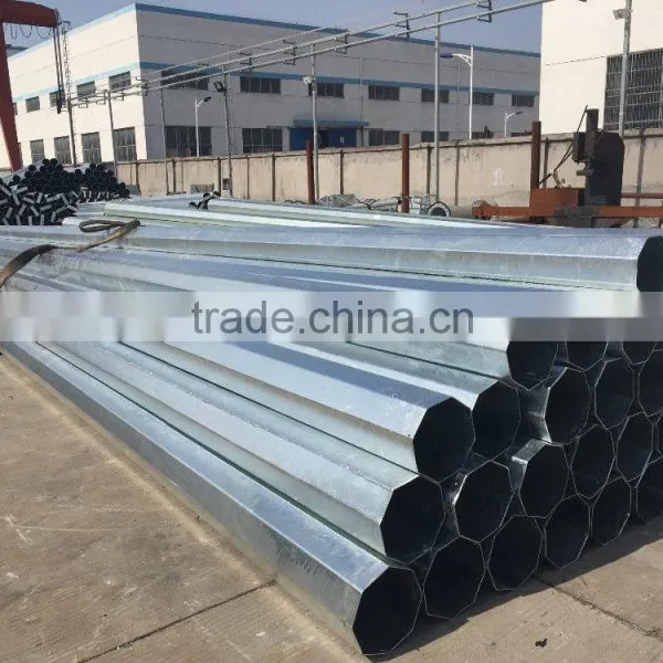 Hot Dip Galvanized Street Light Steel Poles photo-6
