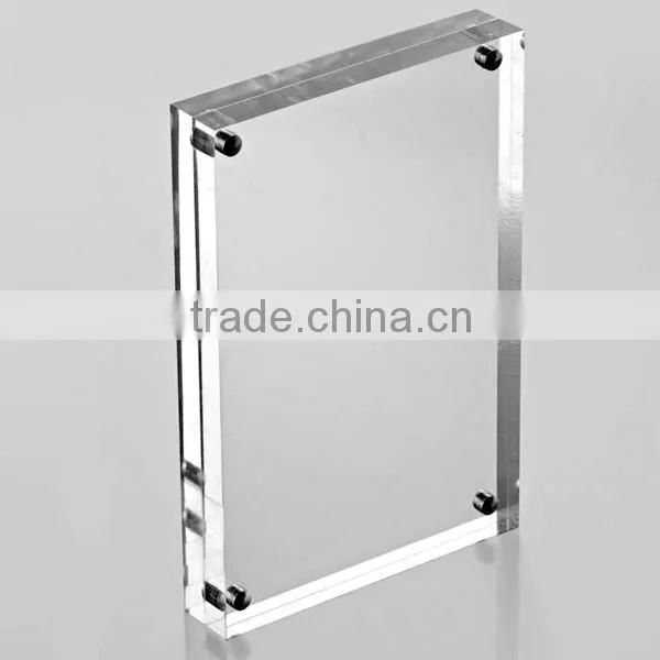 Customized Luxury Clear Acrylic Magnetic Photo Frame for Different Commemoration Day photo-3