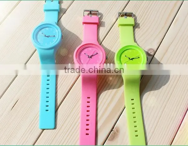 Attactive Whole Luminous Silicone Jelly Watches Top Sale Interchangeable Strap Watch photo-6