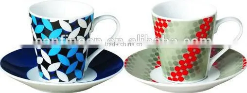 12pcs Coffee Sets Stocklot, Espresso Coffee Cup and Saucer Stock