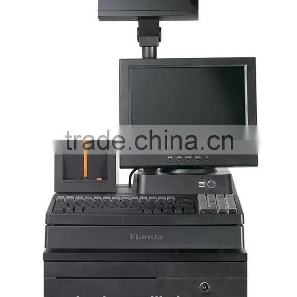 12" Inch All in One Pos System Terminals & Supermarket Pos Machine With 58mm Thermal Printer photo-2