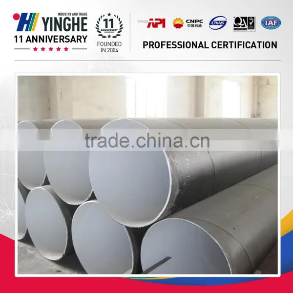 API 5L GRB X42 X50 X52 X60 SSAW Spiral Steel Pipe