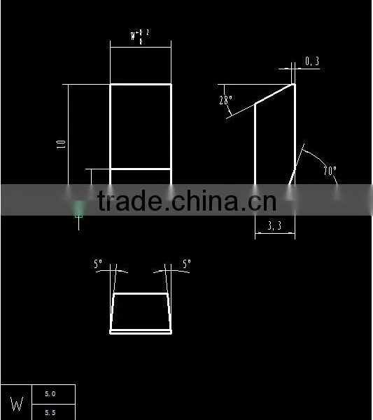 Woodturning Carbide Cuters With Various Types photo-6