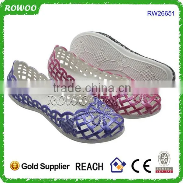 Women Fish Mouth Casual Breathable Shoe $1 Dollar PVC Shoes Single Shoe photo-2