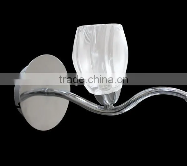 Modern Simply Design and Transparent Glass + Metal Cover Wall Lamps photo-2