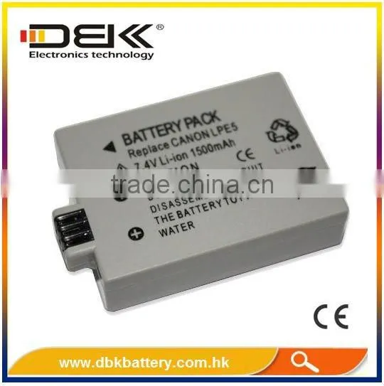 Professioal DBK LP-E5,LPE5,E5 battery For Canon EOS 450D 500D 1000D