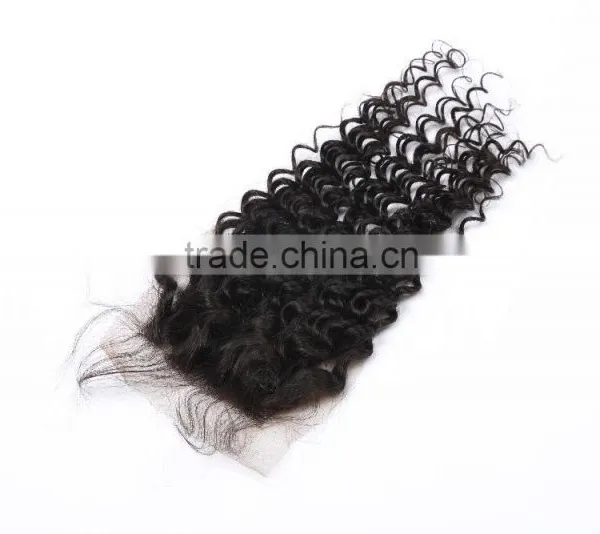 7a Brazilian Kinky Curly Closure Human Hair Lace Brazilian Curly Virgin Hair Wet And Wavy Closure Brazillian Curly Lace Closure photo-3