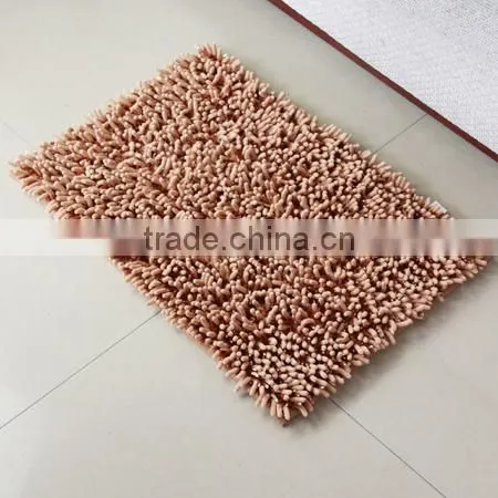 Chenille Floor Mat With Anti Slip Base Polyester Room Mat photo-6