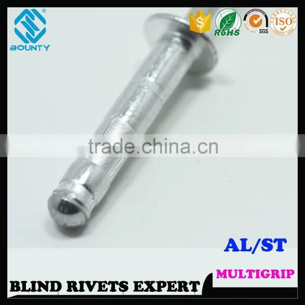 HIGH QUALITY FACTORY DOME HEAD ALUMINUM STEEL MULTIGRIP RIVETS photo-2