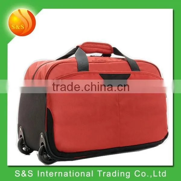 Large-capacity Duffel Bag Nylon Waterproof Trolley Travel Bag on Wheels photo-2