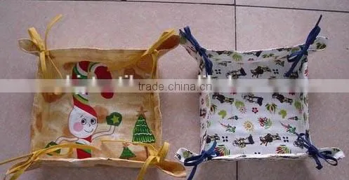 Cotton Bread Basket for Promotion and Gift Basket for Storage Customized Logo Available Basket -3 photo-6