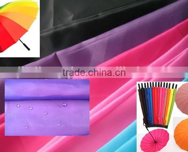 Factory Wholesales 2014 Newly Umbrella and Rain Coat Design Polyester Taffeta Waterproof Fabric