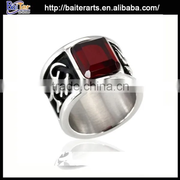 Stocked Men's Ring Titanium Gemstone, Rose Gold Ring Titanium Gemstone, Ring Titanium Gemstone photo-5