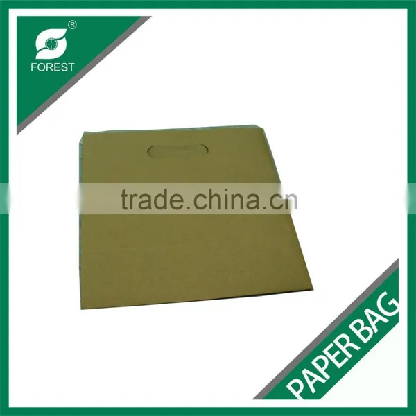 PE COATED KRAFT PAPER BAG WITH HANDLE DISPOSABLE FOOD PACKING BAGS WITH CUSTOM PRINT photo-3