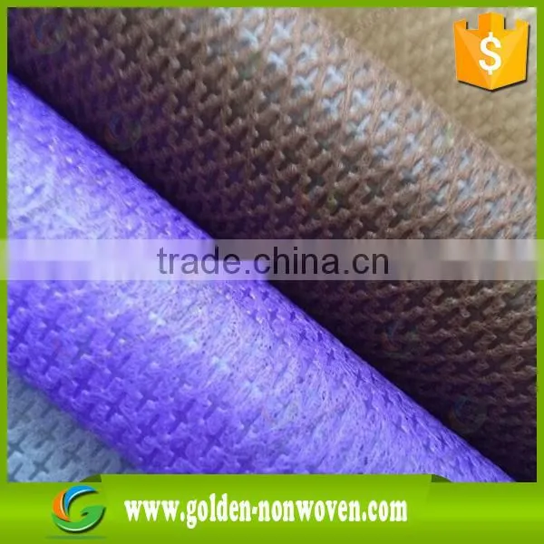 Cross Pattern Spunbond PP Non Woven Fabric pp Cambrelle Shoes Interlining Material photo-6