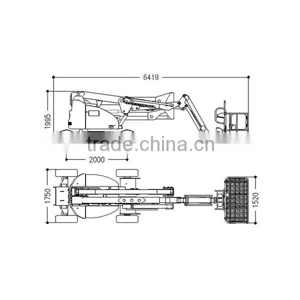 CE Approved Articulated Boom Lift /lift Tables for Sale photo-2
