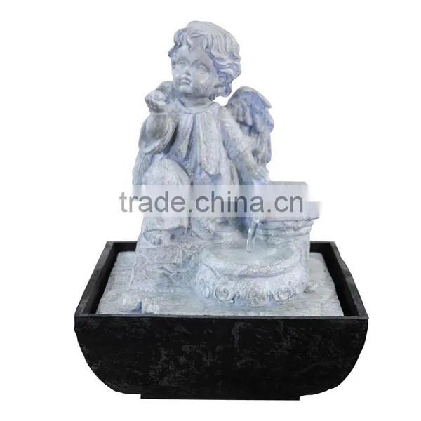 Small Size Resin Decorative Angel Water Fountains for Indoor Quality Choice photo-6