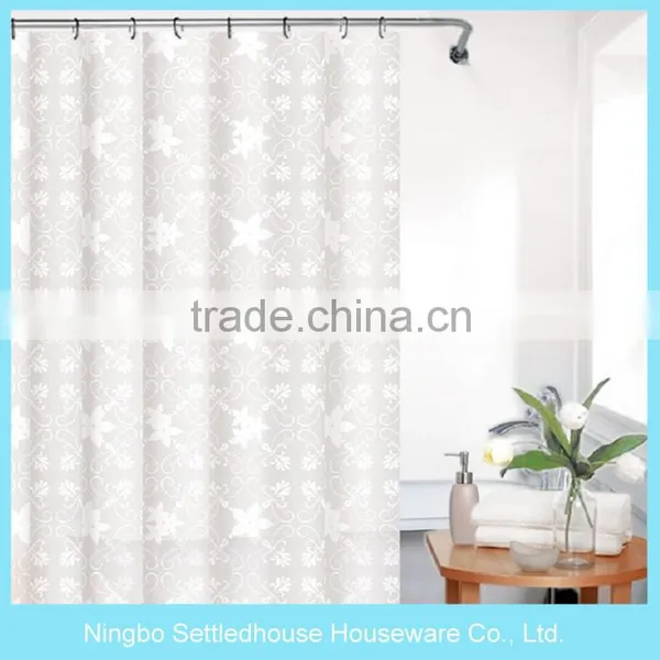New Style Designs Bathroom Fabric PEVA Shower Curtain photo-2