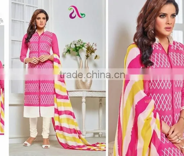 CHANDERI COTTON SALWAR KAMEEZ photo-5
