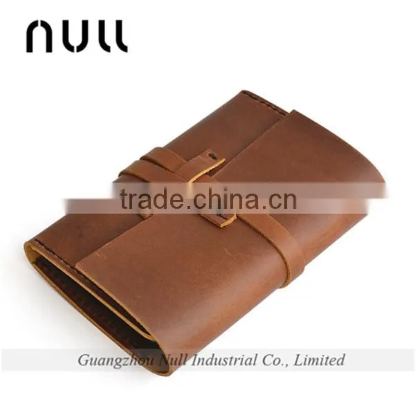 Vintage Style Leather Notebook , Diary , Account Book Cover Wallet photo-2