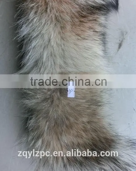Real Colored Coyote Tail Fur Trim for Glove Scarf Accessories photo-5