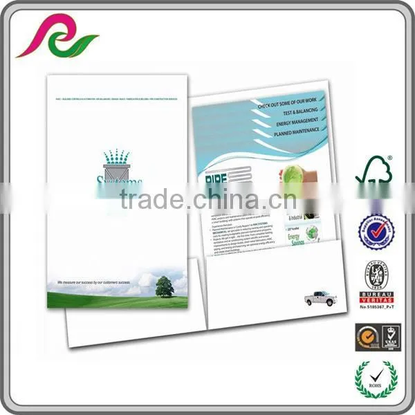 Customized Printed A4 Size Presentation Folder 2 Pockets photo-2