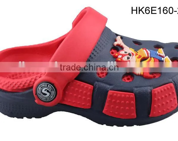 2016 Double Layer Colorful Printing Upper Kids Clogs, Anti Skiding Dots Clogs photo-3