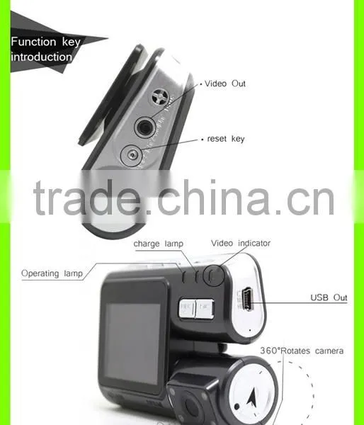 Full HD 720P Dash Cam Car DVR Video Car Camera Recorder Crash Camcorder G-sensor I1000 photo-3