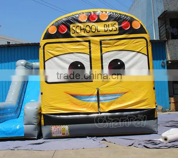 Channal Original Design Inflatable School Bus Bouncer Combo photo-4