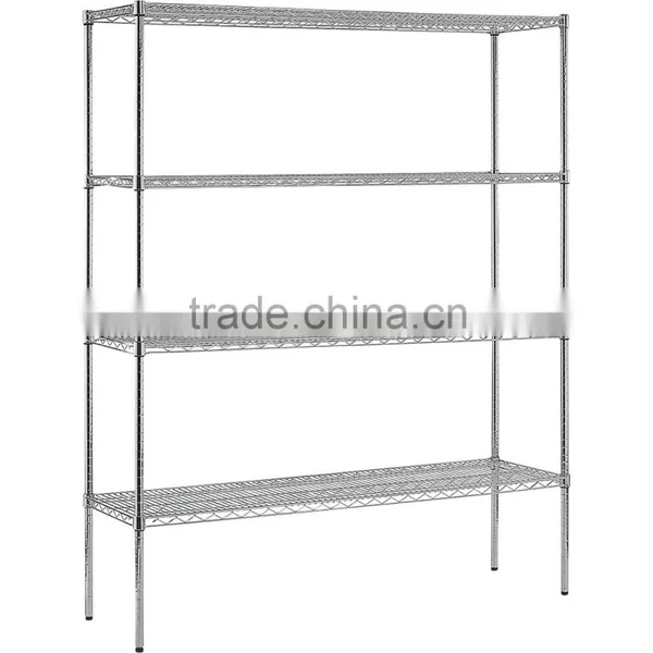 China NSF & ISO Approval Chrome Wire Shelving for Sale , Wire Mesh Shelf , Wire Mesh Rack photo-2